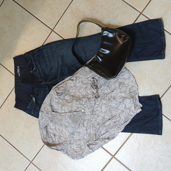 GAP Sexy Boot Maternity Jeans 29/8a - Picture 2 of 10